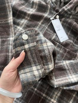Product Review of Áo Khoác Chống Nắng Sơ Mi Flannel (Có Mũ) Nỉ Dạ Tay Dài Form Rộng Nam Nữ Unisex (Có size cho bé) from C**m ** T**h ** N** 1