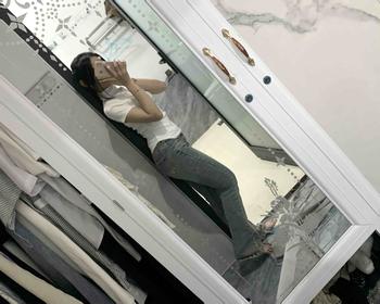 Product Review of Áo cổ lọ thiết kế tay  con  vạt bầu B12. from K**✧ 2