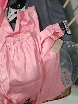 Product Review of Bộ đồ pháp phục Thiện Giác, set bộ đồ đi chùa đi lễ cho nữ chất vải Satin Gấm Hoa cao cấp, Áo cổ tàu đính ngọc trai dáng áo lửng , quần dài suông tôn dáng from t**n 0