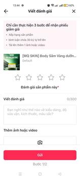 Product Review of [MQ SKIN] Body Sâm Vàng dưỡng da collagen, làm đẹp da from k** T**n 0