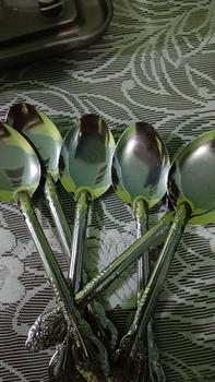Product Review of 1 lusin Sendok Makan Stainless Model Wayang Tebal from M**a O** 0