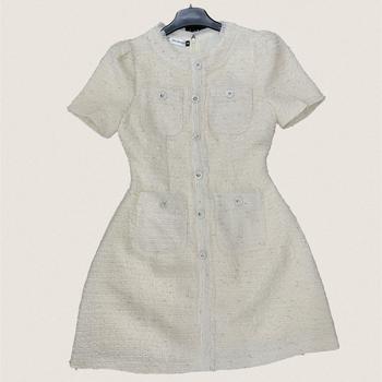 Product Review of Miiushop- Váy dạ nhũ cúc đá viền tua rua from T**5 0
