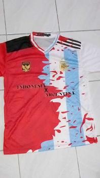 Product Review of Kaos Fantasy Autentic Indonesia Vs Argentina Printing (limited edition) Baju Sport from u**9 1