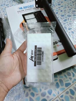 Product Review of MODI ไฟถนนโซล่าเซลล์100W (650lm) 200W (1050lm) ไฟติดผนังโซล่าเซลล์ Solar street light โคมไฟถนนโซล่าเซลล์ (แสง : ขาว) daylight กันน้ำ IP65 from ล**🅾 2