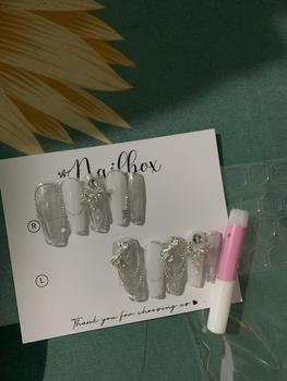 Product Review of (T-38)nail book thiết kế giá rẻ by chichi nail hút mắt mèo đính cham xinh lung linh from ** 1