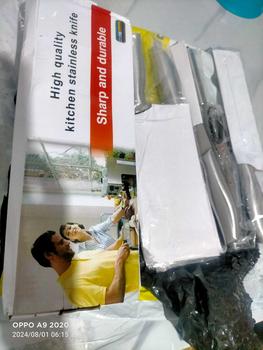 Product Review of High Quality Stainless All-steel 6pcs knife set for kitchen use sharp 6 sets cooking knifes utensils from N**y 0