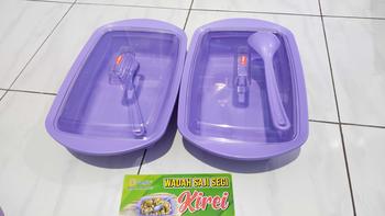 Product Review of Wadah saji plastik tutup bening ukuran M dan L from l**i 1