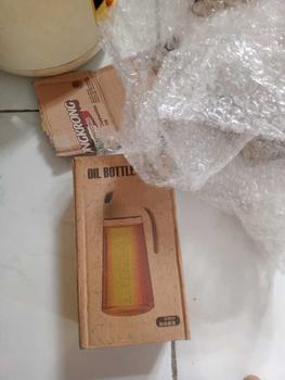 Product Review of [COD] OIL POT 630ML - BOTOL KACA TEMPAT MINYAK GORENG from s**e 1