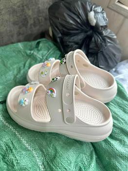 Product Review of ￼Dép 2 quai nữ đế cao Xưởng Dép Xinh kèm 14 sticker chất eva chống nước from H**a 1