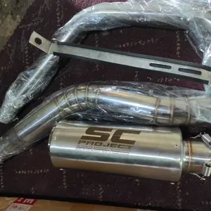 Best Seller Knalpot SC project titan SONIC R15 V3 VIXION CB150R CBR150R GSX R VERZA TIGER SATRIA FU GTR motor