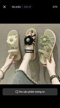 Product Review of dép lê tômỳ màu đen size 35-42 dép dẻo nhẹ hợp mọi phong cách dép slipper đế bằng from 2**2 0