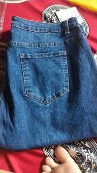 Product Review of MS 950 Bigsize 42-95Kg Quần Jean Form Baggy 9 Tấc, Co Giãn 4 Phù Hợp Dáng Đùi To, Lưng Thêu from T**n d**g 0