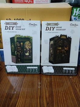 Product Review of CUTEBEE【ร้านหนังสือนกฮูก】DIY Book Nook บ้านตุ๊กตาDIY บ้านของเล่น ของจิ๋ว บ้านจิ๋ว diy ตัวต่อไม้ from R**o 1