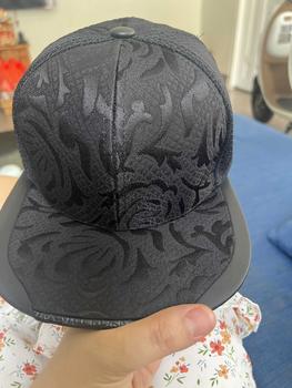 Product Review of Mũ Snapback Dệt Họa Tiết Đuôi Da Bấm Nón Snapback Hoa Văn Hat Tulip from t**0 1
