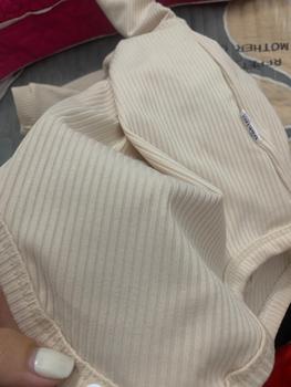 Product Review of [Kèm mũ] Bodysuit dài tay cho bé Đính Gấu, body dài tay cho bé gái bé trai chất Tăm gân mẫu quần áo sơ sinh 0-12M Jumpsuit Kem from H**g n**c s**r 0