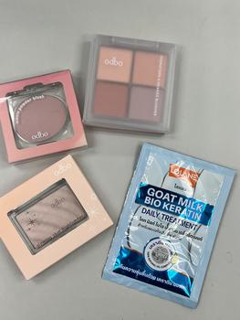 Product Review of บลัชออน Odbo Signature 4 Shades Blusher/Highlighter โอดีบีโอ ซิกเนเจอร์ โฟร์ เฉดส์ บลัชเชอร์/ไฮไลท์เตอร์ พาเลทปัดแก้ม เม็ดสีแน่น ติดทน พาเลทไฮไลท์ หน้าฉ่ำ OD1309 OD1318 from j**a 0