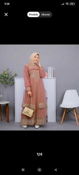 Product Review of RAISHA-Jeehan  Dress/ gamis/ Gaun Pesta Wanita Muslim Untuk  Lebaran, Wisuda, Kondangan full tile  brokat simple tebal dan mewah from S**a M**n 0