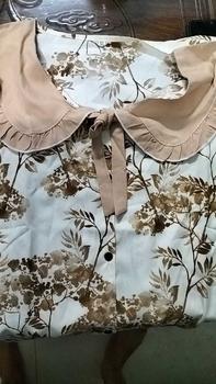 Product Review of Đồ Bộ Ngủ Tay Ngắn Quần Dài Lụa Xước Ánh Kim Cao Cấp  Bigsize 50-100kg - Đồ Ngủ Pijama Voi from D**🐍 0