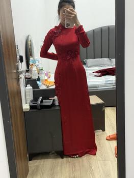 Product Review of Áo Dài Cô Dâu đính kết tỉ mỉ, sắc sảo- Thiết kế kiểu dáng sang trọng from R**E 2