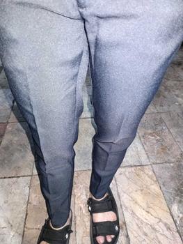 Product Review of HSRM Dapper Ankle Pants Dark Grey | Celana Kerja Formal Ankle Pria Slimfit from w**s 1