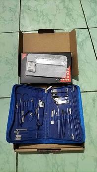 Product Review of Manicure Set 32 in 1 Alat perawatan kuku 1 Set isi 32pcs Set Manikur Perawatan Kuku gunting nail tangan Kotoran Mempercantik from S**✅ 1