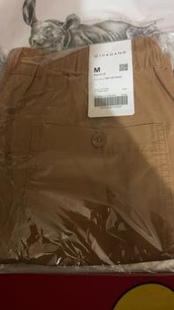 Product Review of Giordano Drawstring Short Unisex Cream, Yellow and Black Color Celana  Shorts  Pria  Katun from l**a 0