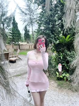 Product Review of Set Áo Váy 3 Món  Kèm Khoát Tay Dài Xinh Nữ Women Trơn Top Kem from t**1 3