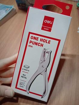 Product Review of Kìm Bấm Đục Lỗ Giấy Refill Dụng Cụ Bấm Lỗ Giấy Làm Sổ Còng Cầm Tay Tiện Lợi - E0114 from ᶻ** 1