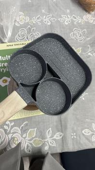 Product Review of YH  กระทะทอดไข่4หลุม2หลุม ใช้ทอดไข่ดาว ทอดแฮม สเต็กทอด ทำอาหารไม่ติด เคลือบสาร Non-Stick ใช้ได้กับเตาทุกประเภท from B**5 0
