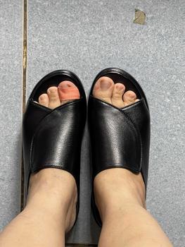 Product Review of DÉP DA CAO CẤP HỞ MŨI CAO 7CM Nữ DéP Shoes from ☘** D** h** ☘** 0