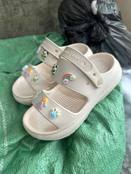 Product Review of ￼Dép 2 quai nữ đế cao Xưởng Dép Xinh kèm 14 sticker chất eva chống nước from H**a 0
