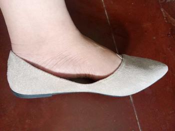 Product Review of YOTO New Best Seller Almond-toe Pointed Casual Loafer Shoes For Women and Flat Sandals footwear Girl Walking Shoes Flatform Running Arch Knee from T**g 0