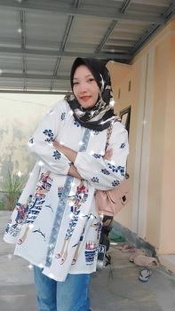 Product Review of atasan batik wanita motif terbaru model kancing depan motif MBOK JAMU Katun Muslim Baju from F**i W**i 0