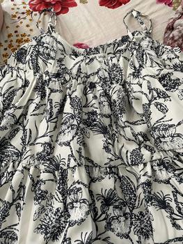 Product Review of Áo váy babydoll hoa nhí Nana21 Nanastore21 Nữ Dress Women Nhung Kem from d**n 2