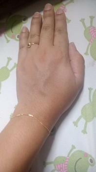 Product Review of 18K Cadena Dainty Bracelet from l**2 0