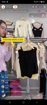 Product Review of 03 Atasan Rajut Wanita Live Model Crop from C**u 1