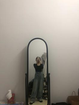 Product Review of Quần Jeans Ống Rộng Phong Cách Hàn Quốc KARA 498- Chất vải dày dặn, thoải mãi, dễ phối đồ from 🎀**🎀 0