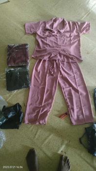 Product Review of ONESET Cringkle Pendek ANDIN Setelan Wanita Kancing KRAH V Celana Panjang Crinkle Airflow Crinkle Airflow from M**n s**y 0