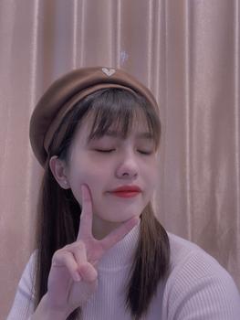 Product Review of INS-Mũ Nồi Len Có Nhãn Trái Tim Cho Nữ, Mũ Nồi Trơn, Cho Mùa Thu Và Mùa Đông from T** h**💕 0