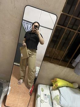 Product Review of Quần suông kaki + jean bigsize nữ  dáng suông rộng dành cho chubby đùi to vải kaki mềm mại đứng dáng   Women from L**️ 0