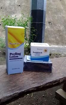 Product Review of SkeenCare Trio Set Peeling Lotion 50ml, Sunblock Cream 10g, and Peeling Soap 135g Skincare Glycolic Uv Spf Comfort from y**🌷 0