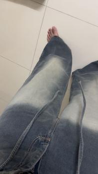 Product Review of GRIND LOOSE PLEAT JEANS - Quần jeans ống siêu rộng dây thừng 1345 Nữ Ong Women Denim Pants from L** T**n 0