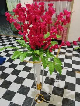 Product Review of bunga hias bunga pojok sakura mihua k 14 set pot besi BUNGA PELASTIK from N**p 1
