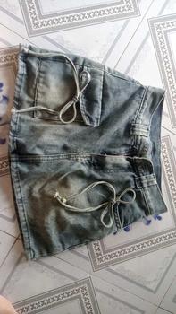 Product Review of Chân váy jean nữ fom dáng chữ A, có nơ thắt xinh dáng tiểu thư MS002 from V**y l** L**g A** 0