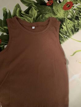 Product Review of Áo Thun Ba Lỗ Crop Top Bigsize (Không Mút Ngực) Vải Thun Tăm 55-95kg Nữ Trắng Women Dáng Ngắn - A.1178 from B**a 0