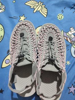 Product Review of Bayi จัดส่งจากกรุงเทพ 1-2 วันรับสินค้าเลย รองเท้าถักเชือกรัดส้นสไตล์ Kenen Sandal สีกากี รองเท้าเที่ยวชายหาด เดินป่า ทำงาน พื้นนุ่ม from ✨**🦆 3