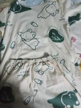 Product Review of ชุดนอนการ์ตูน ชุดนอนผู้หญิง ชุดนอนแขนสั้นขาสั้น L-3XL(30-70โล) from ป**น 1