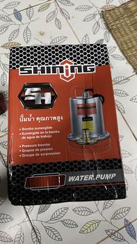 Product Review of SHINING ปั๊มจุ่ม DC 12V 300W มอเตอร์ทองแดงบริสุทธิ์ แรงดันสูง ใช้แบตเตอรรี่ สายไฟ 1.2 เมตร พร้อมคีบแบตเตอรี่ ปั๊มน้ำ ปั๊ม บาดาล ปั๊มจุ่ม ปั๊มแช่ from T**a k**g 3