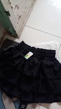 Product Review of Chân váy Nữ xoè có quần 3 tầng lưng thun co giãn bản cao, Màu đen chân  váy quần  áo ngắn Women Nhung quần  váy  nữ  ngắn chân  váy  phồng quần  bí from h** x**💎 0