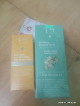 Product Review of Kem Tẩy Lông Pop Biofresh – Tẩy Lông Dịu Nhẹ, Dưỡng Ẩm, Hương Nhài Thơm Dịu - 50g from T**u K** 0